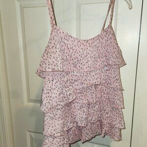 Candie's Ruffled Camisole with Spaghetti Straps